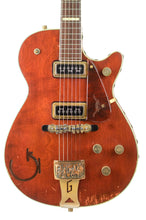 Load image into Gallery viewer, 1955 Gretsch 6130 Round Up Classic Orange w/Brazilian Rosewood Fretboard and Original Hard Shell Case #13984 (PDX)