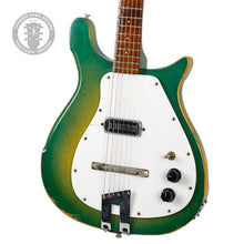 Load image into Gallery viewer, 1962 Rickenbacker Symfonia Grand Guitar Green Burst w/Original Silver Tolex Case #B016 (PDX)