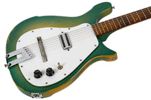 Load image into Gallery viewer, 1962 Rickenbacker Symfonia Grand Guitar Green Burst w/Original Silver Tolex Case #B016 (PDX)