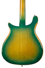 Load image into Gallery viewer, 1962 Rickenbacker Symfonia Grand Guitar Green Burst w/Original Silver Tolex Case #B016 (PDX)