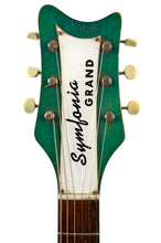 Load image into Gallery viewer, 1962 Rickenbacker Symfonia Grand Guitar Green Burst w/Original Silver Tolex Case #B016 (PDX)