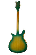 Load image into Gallery viewer, 1962 Rickenbacker Symfonia Grand Guitar Green Burst w/Original Silver Tolex Case #B016 (PDX)