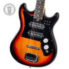Load image into Gallery viewer, 1970s Harmony H-804 MIJ Solid Body Electric 3-Tone Sunburst All Original Sold As-Is
