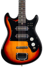 Load image into Gallery viewer, 1970s Harmony H-804 MIJ Solid Body Electric 3-Tone Sunburst All Original Sold As-Is