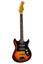 Load image into Gallery viewer, 1970s Harmony H-804 MIJ Solid Body Electric 3-Tone Sunburst All Original Sold As-Is