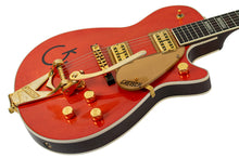 Load image into Gallery viewer, 1994 Gretsch G6121 Round Up Orange w/Western Theme Engraved Inlays and G-Branded Top #946121-96 (PDX)