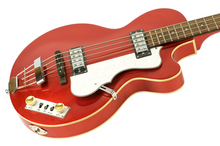 Load image into Gallery viewer, Used Hofner Ignition Series Club Bass Pro Edition Candy Apple Red #Y0301E049 (PDX)