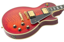 Load image into Gallery viewer, 2004 Gibson Custom Shop '68 Reissue Les Paul Custom Figured Cherry #040558 (PDX)