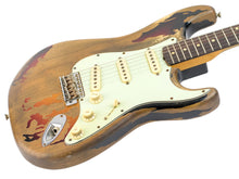 Load image into Gallery viewer, 2005 Fender Custom Shop Rory Gallagher Stratocaster Heavy Relic 3-Color Sunburst #R25064 (PDX)