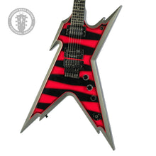 Load image into Gallery viewer, 2007 Dean USA Razorback Dimebag Signature Red and Black Stripe #0701823 (PDX)