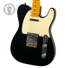 Load image into Gallery viewer, 2010 Fender Custom Shop Limited Edition Double Esquire Relic Black w/100 Year Old Wood #ESQ261 (PDX)