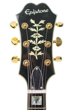 Load image into Gallery viewer, 2014 Epiphone Limited Edition "Union Jack" Sheraton Alpine White & Union Jack Graphic w/USA Mini Humbuckers #14101500977 (PDX)