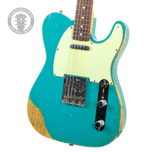 Load image into Gallery viewer, 2017 Fender Custom Shop NAMM Limited Edition '63 Telecaster Heavy Relic Aged Taos Turquoise #R89475 (PDX)