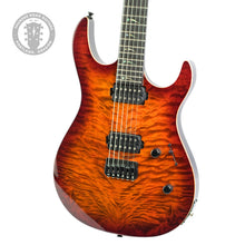 Load image into Gallery viewer, 2017 Kiesel DC600 Baritone Guitar Sunburst Flame Maple Top #136217 (PDX)
