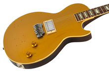 Load image into Gallery viewer, 2019 Gibson Custom Shop Joe Perry "Gold Rush" Les Paul Axcess Antique Gold w/Signed COA #JPAX008 (PDX)