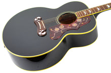 Load image into Gallery viewer, 2022 Gibson Custom Shop Elvis SJ-200 Ebony Gloss Lacquer Finish w/L.R. Baggs Electronics #20592038 (PDX)