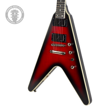 Load image into Gallery viewer, NOS 2023 Epiphone Dave Mustaine Flying V Prophecy Aged Dark Red Burst #22091527437 (PDX)