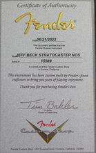 Load image into Gallery viewer, 2023 Fender Custom Shop Jeff Beck Stratocaster Olympic White #15589 (PDX)