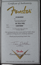 Load image into Gallery viewer, New Fender Custom Shop '64 Telecaster Time Machine Series Relic Aged Sea Foam Green CZ574594 (PDX)