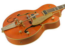 Load image into Gallery viewer, Used 2023 Gretsch G6120T-55 Vintage Select '55 Chet Atkins Hollow Body Western Orange #JT23020594 (PDX)