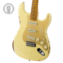 Load image into Gallery viewer, Used 2024 Fender Custom Shop LTD Roasted '56 Stratocaster Relic Aged Vintage White with Closet Classic Hardware #CZ576580 (PDX)