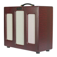 Load image into Gallery viewer, New Magnatone Limited Edition Varsity Reverb 1x12 Combo Cathedral Burgundy #008866 (PDX)