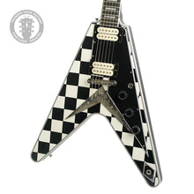 Load image into Gallery viewer, New Gibson Custom Flying V Checkerboard Top VOS TRG Stinger Series #CS601079 (PDX)