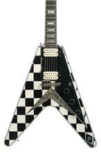 Load image into Gallery viewer, New Gibson Custom Flying V Checkerboard Top VOS TRG Stinger Series #CS601079 (PDX)