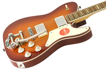 Load image into Gallery viewer, New Squier Paranormal Troublemaker Telecaster Deluxe w/Bigsby Honey Sunburst #ISSE26000398 (PDX)