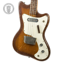 Load image into Gallery viewer, 1960s Silvertone Hornet Bass Brown Burst w/Vinyl Gig Bag #NSN (PDX)