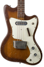 Load image into Gallery viewer, 1960s Silvertone Hornet Bass Brown Burst w/Vinyl Gig Bag #NSN (PDX)