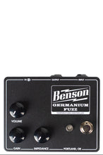 Load image into Gallery viewer, New Benson Amps Germanium Fuzz Pedal Studio Black (PDX)