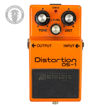 Load image into Gallery viewer, 1980 Boss DS-1 Distortion Pedal Orange w/Long Dash, Silver Screw, Black Label and TA7136AP Chip #9500 (PDX)