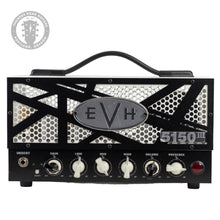 Load image into Gallery viewer, New EVH 5150III LBXII 15 Watt Head Black EVH Stripe Motif w/White Grill Cage (PDX)