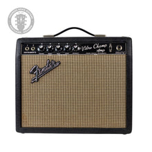Load image into Gallery viewer, 1966 Fender Vibro Champ Amp Black #A08997 (PDX)
