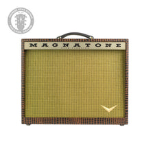 Load image into Gallery viewer, New Magnatone Kingston Combo w/TRG Exclusive Brown French Alligator Wrap & Gold Stripe Grillcloth (PDX)