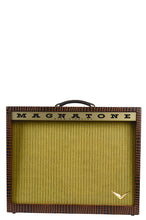 Load image into Gallery viewer, New Magnatone Twilighter 1X12 Combo Amp w/TRG Exclusive Brown French Alligator Wrap & Gold Stripe Grillcloth #TBD (PDX)