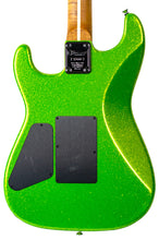 Load image into Gallery viewer, 2024 Charvel Custom Shop San Dimas Floyd Rose 2H Gecko Green Sparkle w/FU-Tone Upgrades #17684 (PDX)