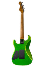 Load image into Gallery viewer, 2024 Charvel Custom Shop San Dimas Floyd Rose 2H Gecko Green Sparkle w/FU-Tone Upgrades #17684 (PDX)
