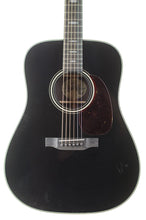 Load image into Gallery viewer, New Collings Custom D2H Jet Black Herringbone Trimmed Top w/Pearloid Headstock and Engraved Fingerboard Inlays #36236 (PDX)