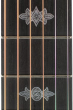 Load image into Gallery viewer, New Collings Custom D2H Jet Black Herringbone Trimmed Top w/Pearloid Headstock and Engraved Fingerboard Inlays #36236 (PDX)