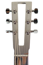 Load image into Gallery viewer, New EGC Series Five Asymmetrical Acrylic and Aluminum Guitar w/Etched Competition Stripe #3466 (PDX)