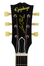 Load image into Gallery viewer, New Epiphone Inspired by Gibson Custom 1960 Les Paul Standard Reissue Washed Cherry Sunburst #24121524648 (PDX)
