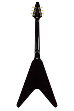 Load image into Gallery viewer, New Epiphone Inspired by Gibson Jimi Hendrix Lovedrops Flying V Ebony w/Hendrix Psychedelic Graphics #24101523371 (PDX)