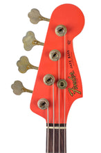 Load image into Gallery viewer, New Fender Custom Shop '63 Jazz Bass Journeyman Aged Fiesta Red w/Matching Headstock #CZ577549 (PDX)