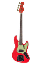 Load image into Gallery viewer, New Fender Custom Shop '63 Jazz Bass Journeyman Aged Fiesta Red w/Matching Headstock #CZ577549 (PDX)