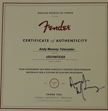 Load image into Gallery viewer, New Fender Custom Shop Andy Mooney World Stamps Collection Kingdom of Laos Telecaster #US210072325 (PDX)