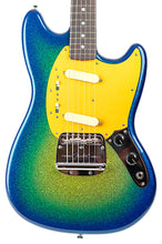 Load image into Gallery viewer, New Fender Custom Shop '60s Mustang NOS Surf Burst Sparkle w/Matching Headstock #R144574 (PDX)