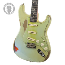 Load image into Gallery viewer, New Fender Custom Shop Levi Perry Masterbuilt 1960 Stratocaster Heavy Relic Aged Sonic Blue Over Sunburst #R147640 (PDX)
