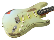 Load image into Gallery viewer, New Fender Custom Shop Levi Perry Masterbuilt 1960 Stratocaster Heavy Relic Aged Sonic Blue Over Sunburst #R147640 (PDX)